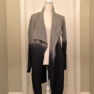 Ombre Long Wool Cardigan